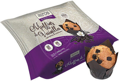 Foto de Muffins de vainilla con pepitas de chocolate sin gluten y sin aceite de palma