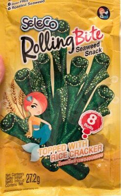 Foto de Rolling bite topped with rice cracker