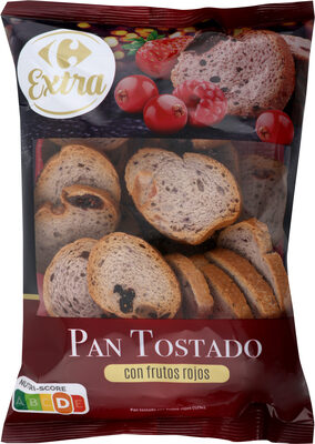 Foto de Pan Tostado Con Frutos Rojos