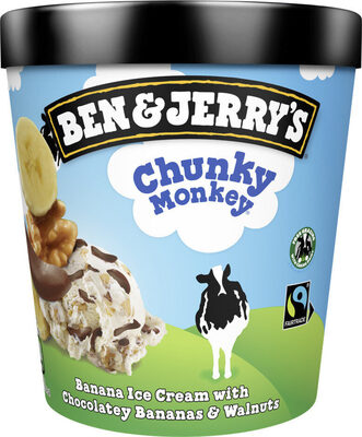 Foto de Ben & Jerry's Crème Glacée en Pot Chunky Monkey 465ml