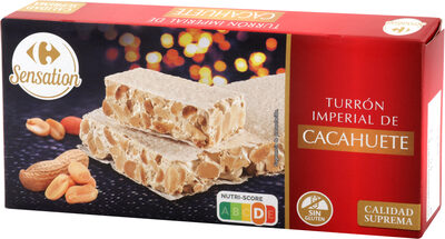 Foto de Turrón imperial de cacahuete carrefour sensation