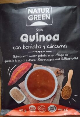 Foto de Sopa de quinoa con boniato y cúrcuma