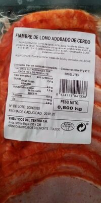 Foto de Fiambre de lomo de cerdo