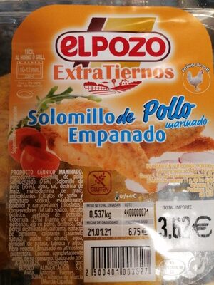 Foto de Solomillo de pollo marinado empanado