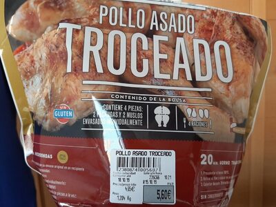 Foto de Pollo asado trocesdo