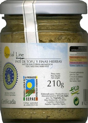 Foto de Paté vegetal de tofu y finas hierbas