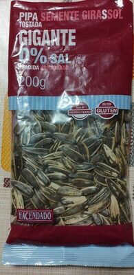 Foto de Pipas girasol tostadas gigantes 0% sal añadida