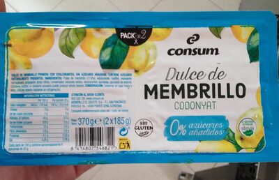 Foto de Dulce de membrillo 0% azúcares añadidos