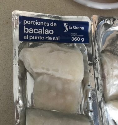 Foto de Porciones de bacalao al punto de sal