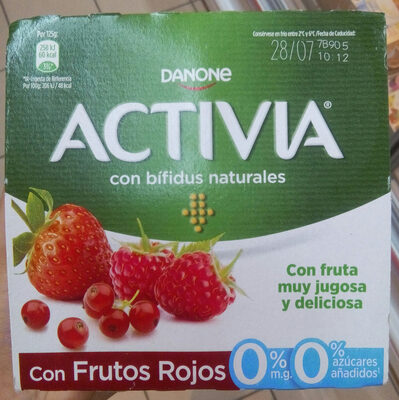 Foto de Bífidus desnatado con frutos rojos