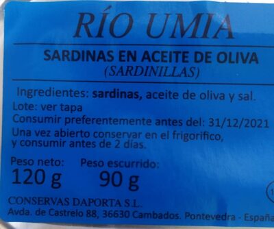 Foto de Sardinas en aceite de oliva