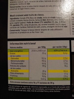 Foto de Muesli con almendras, avellanas y nueces