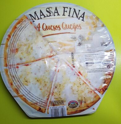 Foto de Pizza masa fina 4 quesos