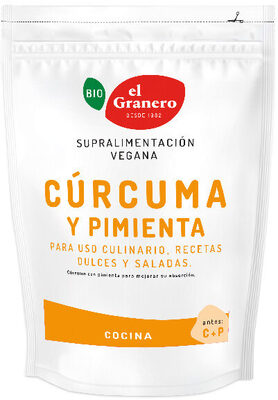 Foto de Cúrcuma y pimienta ecológica