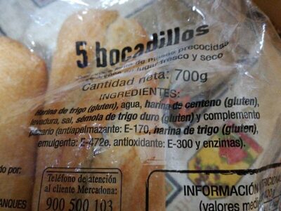 Foto de 5 bocadillos