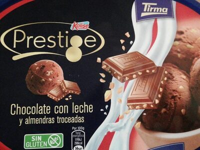 Foto de Prestige chocolate con leche y almendras troceada