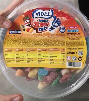 Foto de CHUCHES mega sour mix