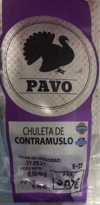 Foto de Chuletas de contramuslo - Pavo