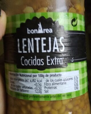 Foto de Lentejas cocidas extra