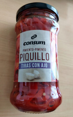 Foto de Pimiento piquillo en tiras con ajo