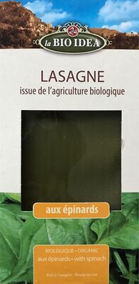 Foto de Lasagnes aux épinards Bio - 250G
