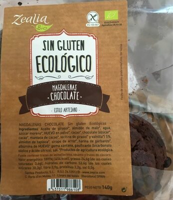 Foto de Magdalenas chocolate sin gluten