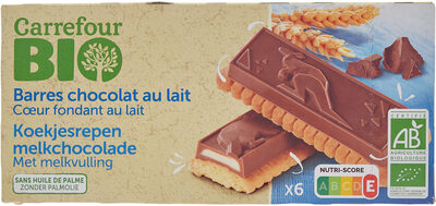 Foto de Barres chocolat au lait Cœur fondant au lait