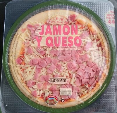 Foto de Pizza fresca jamón y queso