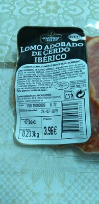 Foto de Lomo adobado de cerdo ibérico