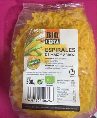 Foto de Espirales de maiz y arroz
