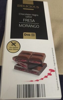 Foto de Chocolate negro sabor fresa