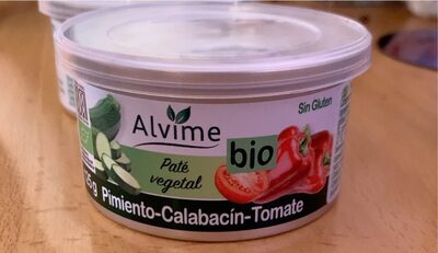 Foto de Paté vegetal pimiento,Calabacín y Tomate Bio