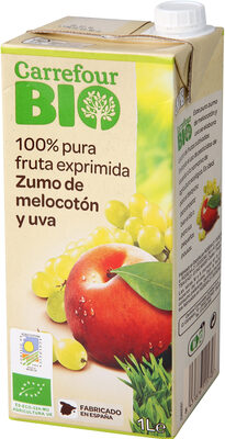 Foto de Zumo de melocotón uva