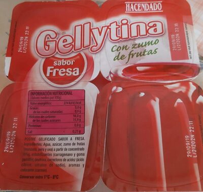 Foto de Gellytina sabor fresa