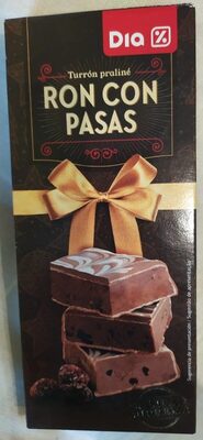 Foto de Turrón ron con pasas