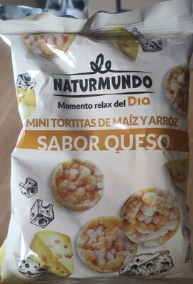 Foto de Mini Tortitas de Maíz y Arroz Sabor Queso