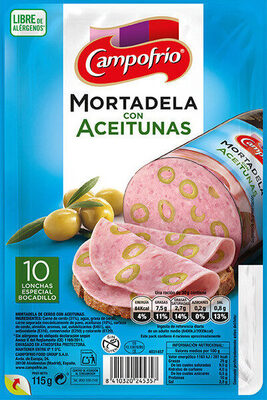 Foto de Mortadela con aceitunas
