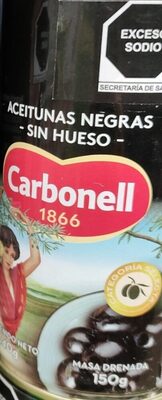 Foto de Aceitunas negras Carbonell sin hueso 340 g