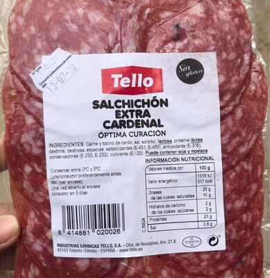 Foto de Salchichon extra cardenal