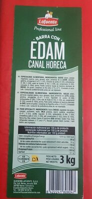 Foto de Barra de queso edam canal Horeca