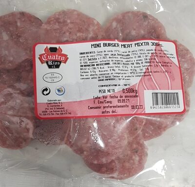 Foto de Mini Burger Meat Mixta 30gr