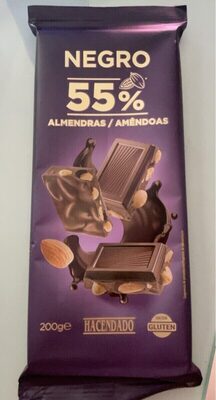 Foto de Chocolate negro 55% cacao con almendras