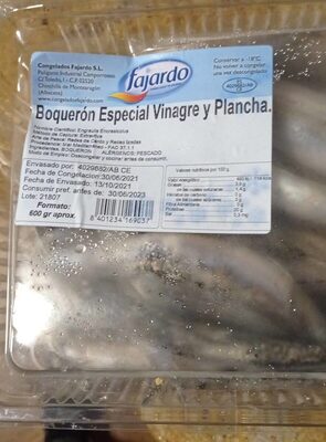 Foto de Boquerón Especial vinagre y plancha