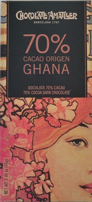 Foto de Chocolate 70% cacao origen Ghana