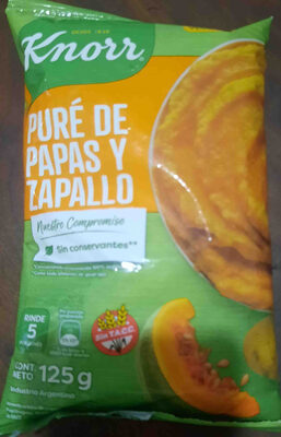 Foto de Knorr pure de papas y zapallo