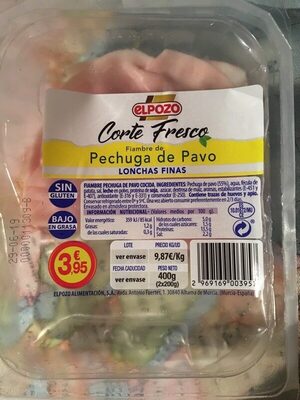 Foto de Pechuga de pavo lonchas finas corte fresco