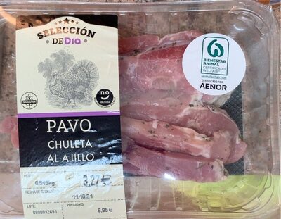 Foto de Pavo chuletas al ajillo