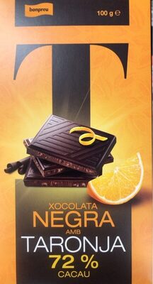 Foto de Xocolata negra amb taronja 72% cacau