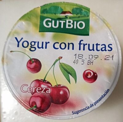 Foto de Yogurt con frutas Cereza