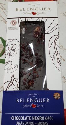 Foto de Chocolate negro con arándanos y moras